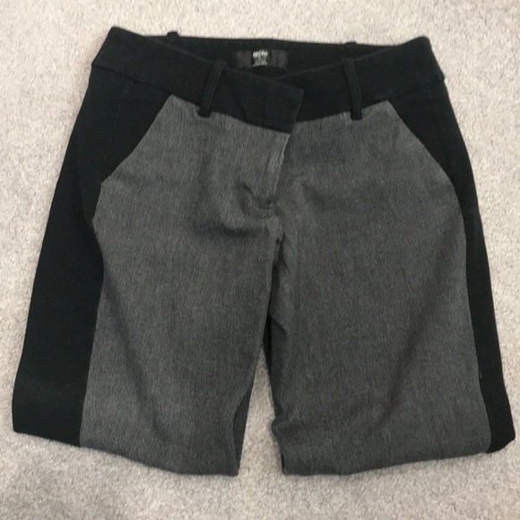 Black/Gray Colorblock Pants - Picture 3 of 4